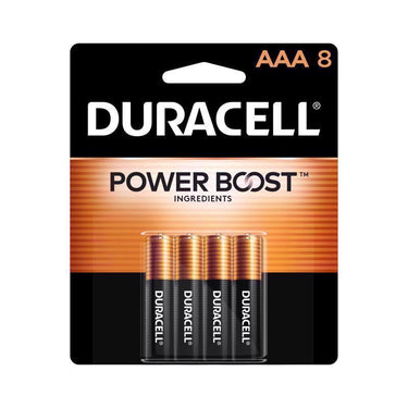 Duracell Coppertop AAA Alkaline Batteries 8 pk Carded