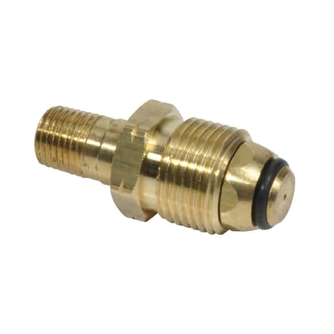 Mr. Heater 1/4 in. D X 1 in. D Brass Restricted Flow Soft Nose P.O.L. Standard POL Fitting