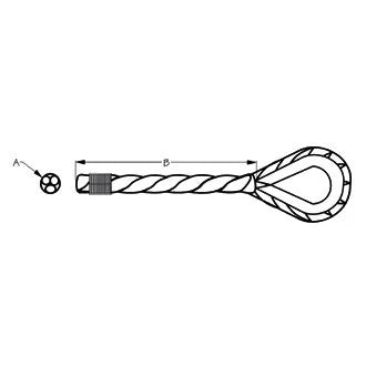 Sea-Dog 3/8"x100' Nylon 3-Strand Twisted Anchor Line (White)