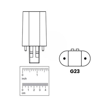 Feit Linear PL G23 LED Tube Light Soft White 9 Watt Equivalence 1 pk