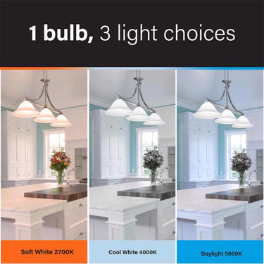 Feit A21 E26 (Medium) Smart-Enabled LED Bulb Adjustable White 150 Watt Equivalence 1 pk