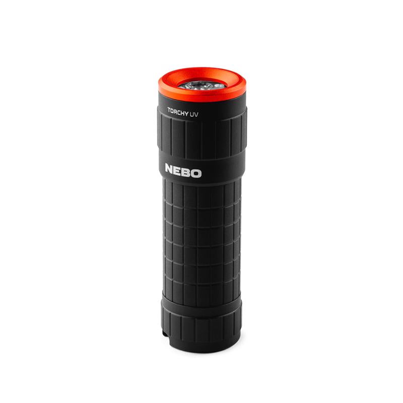 Load image into Gallery viewer, NEBO Black LED UV Flashlight AAA Battery
