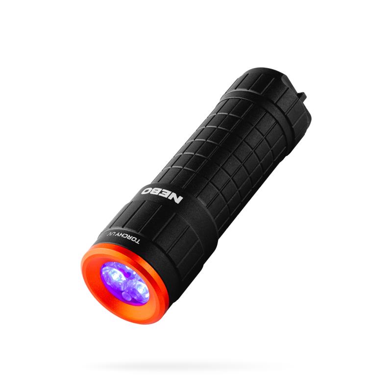 Load image into Gallery viewer, NEBO Black LED UV Flashlight AAA Battery
