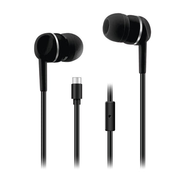 Sentry USB-C Earbuds w/ Microphone - Black