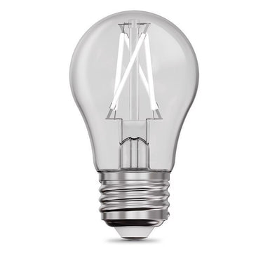 Feit White A15 E26 (Medium) Filament LED Bulb Soft White 40 Watt Equivalence 2 pk