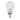 Feit White A15 E12 (Candelabra) Filament LED Bulb Soft White 75 Watt Equivalence 2 pk