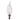 Feit White BA10 E12 (Candelabra) Filament LED Bulb Soft White 40 Watt Equivalence 2 pk