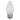 Feit White B10 E26 (Medium) Filament LED Bulb Soft White 60 Watt Equivalence 2 pk