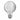 Feit White G25 E26 (Medium) Filament LED Bulb Daylight 60 Watt Equivalence 3 pk