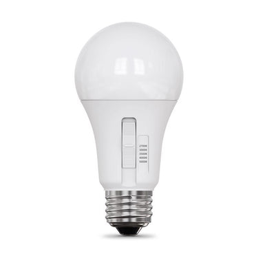 Feit A19 E26 (Medium) LED Bulb Adjustable White 40 Watt Equivalence 4 pk