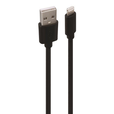 Monster Just Hook It Up Lightning to USB-A Charge and Sync Cable 10 ft. Black