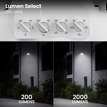 Feit Motion-Sensing Hardwired LED White Security Floodlight