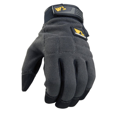 Wells Lamont All Purpose High Dexterity Work Gloves for Mens Grey & Black - Large
