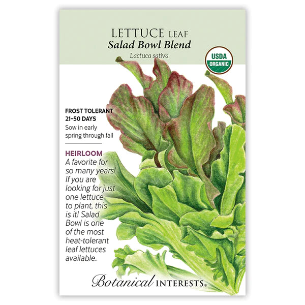 Load image into Gallery viewer, Salad Bowl Blend Leaf Lettuce Seeds
