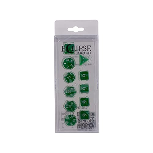 Load image into Gallery viewer, Ultra Pro Eclipse 11 Dice Set Forest Green
