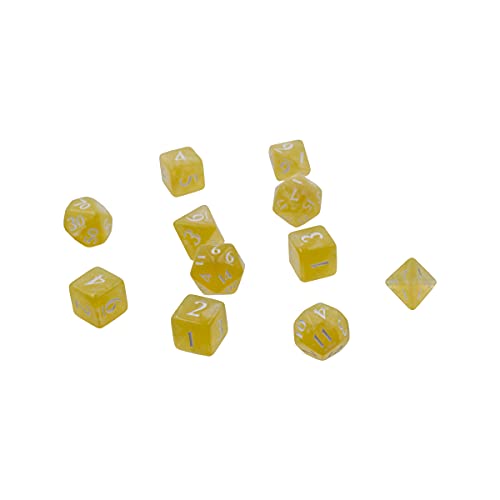 Load image into Gallery viewer, Ultra Pro Eclipse 11 Dice Set Lemon Yellow
