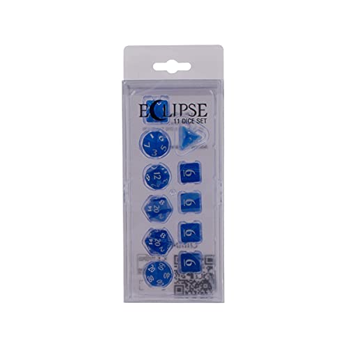 Load image into Gallery viewer, Ultra Pro Eclipse 11 Dice Set Pacific Blue
