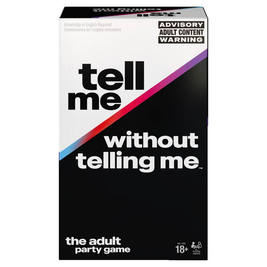 Spin Master Games Tell Me Without Telling Me - the Viral Trend Now a Hilarious Party Game for a Stag or Hen Party University Birthdays & More for