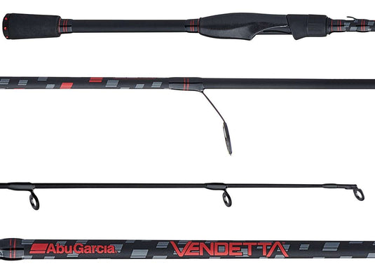 Abu Garcia 6’9” Vendetta Spinning Fishing Rod 2 Piece Rod