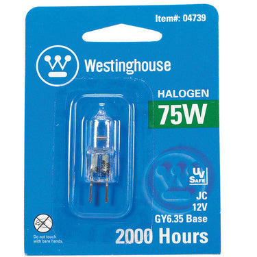 Westinghouse 75 W T4 Decorative Halogen Bulb 1,350 lm White 1 pk