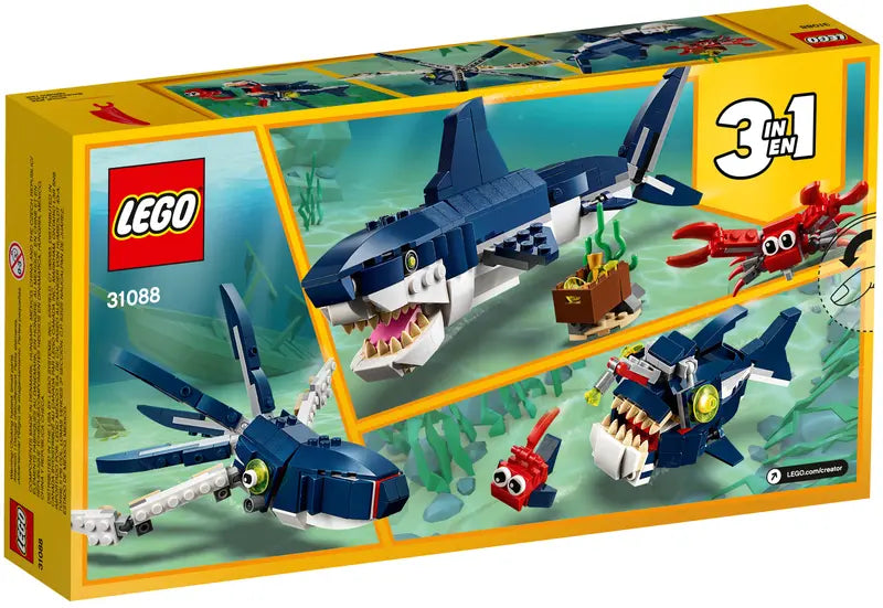 Load image into Gallery viewer, Lego Creator 3 n 1 Deep Sea Creatures 230 pc
