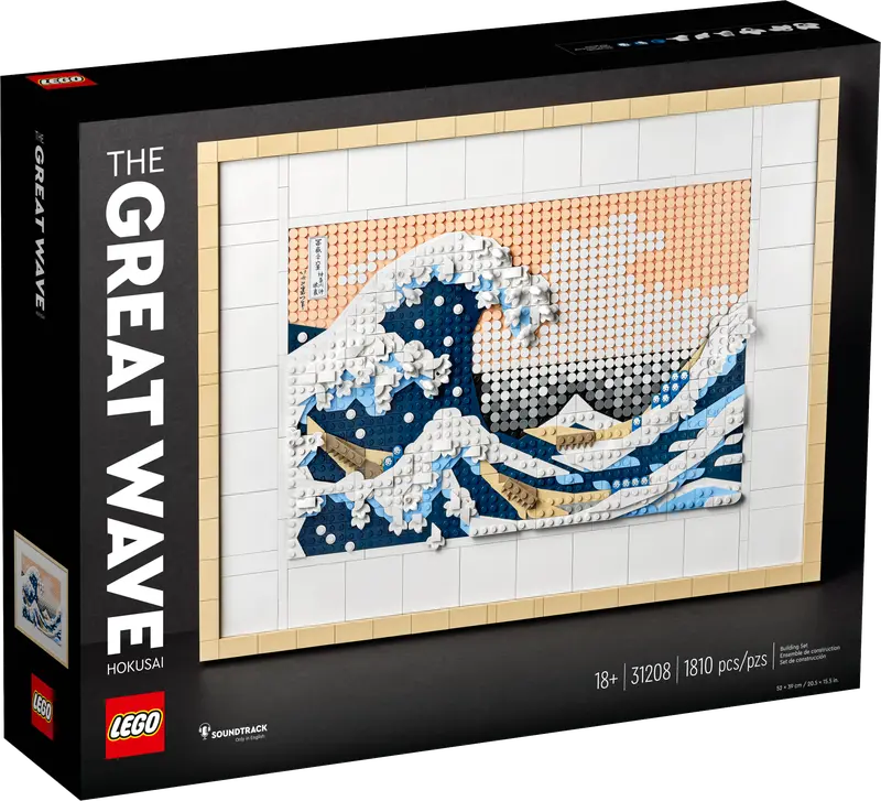 Load image into Gallery viewer, Lego Art Hokusai – The Great Wave 1810pc
