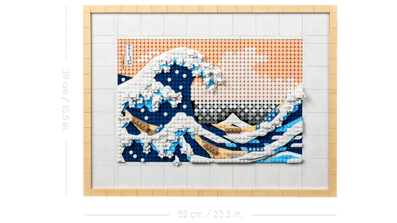 Load image into Gallery viewer, Lego Art Hokusai – The Great Wave 1810pc
