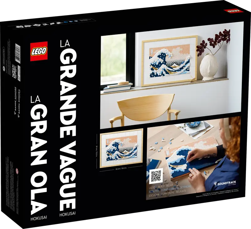 Load image into Gallery viewer, Lego Art Hokusai – The Great Wave 1810pc
