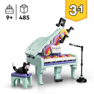 LEGO® Creator Music Decor Piano with Cat