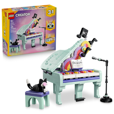 LEGO® Creator Music Decor Piano with Cat