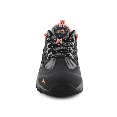 Pacific Mountain Women's Dutton Low Waterproof Hiking Shoes (Black/Pink) Size 9