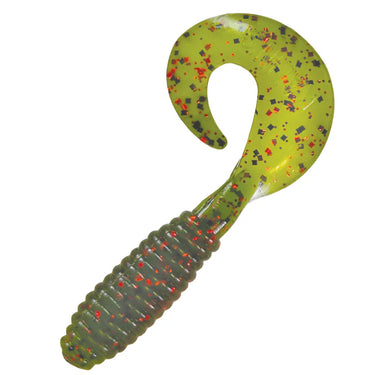 Acme Tackle 3" Kalin's Lunker Grub Soft Plastic Grub (Watermelon Seed/Red Flake)