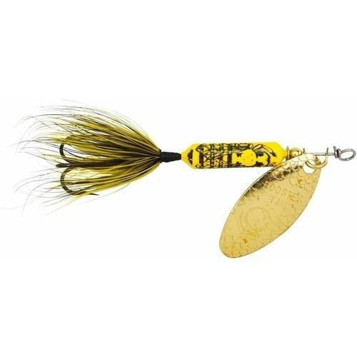 Yakima Bait Original Rooster Tail Inline Spinnerbait Fishing Lure 1/16 Oz Bumblebee