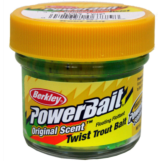 Berkley Trout Bait Twist 1.1 Oz. Dough Bait Lime Twist