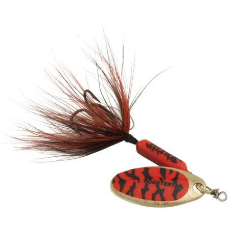 ROOSTER TAIL FL RED BLK TG 1/8OZ