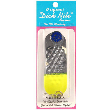 Dick Nite 4" Fishing Spoon (Chrome/Chartreuse UV)
