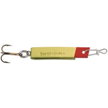 Luhr-Jensen 1 3/4" Super Duper Spoon (Red/Brass)