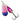 Blue Fox 3/8oz Classic Vibrax Spinner (Cerise Scale/Blue Tip)