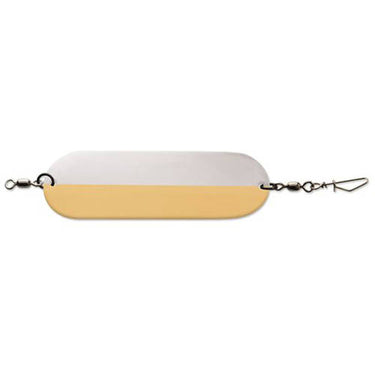 Luhr Jensen 5 3/4" Herring Dodger Lure (50/50 Silver & Brass)