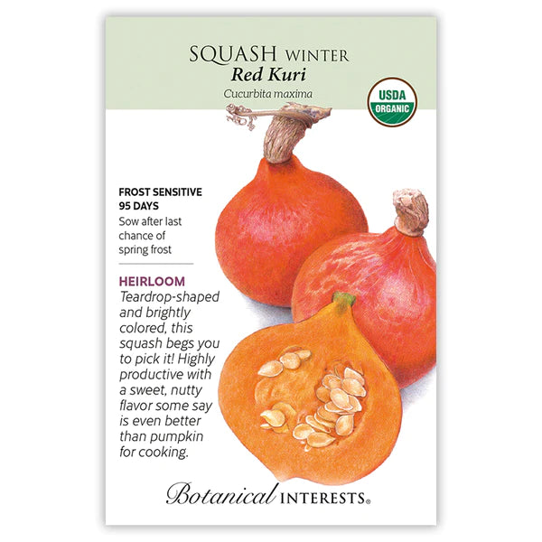 Load image into Gallery viewer, Red Kuri Winter Squash Seeds
