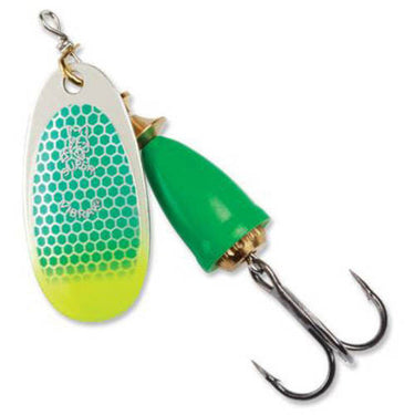 Blue Fox 7/16oz Classic Vibrax Spinner (Green Scale/Chartreuse Tip)