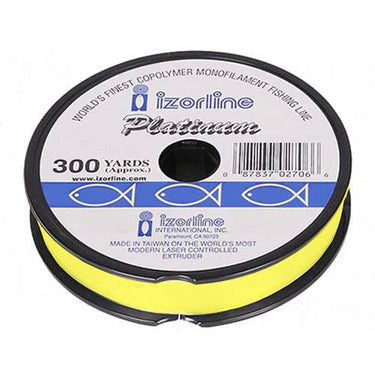 Izorline Platinum Co-Polymer Mono Line 20# Test 300yd (Hi-Vis Yellow)