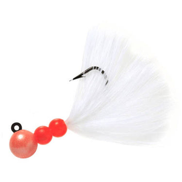 Beau Mac 1/4oz Marabou Steelhead Jig (White)