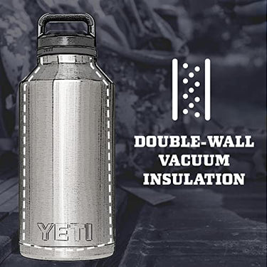 YETI Rambler 64 oz Black BPA Free Bottle with Chug Cap