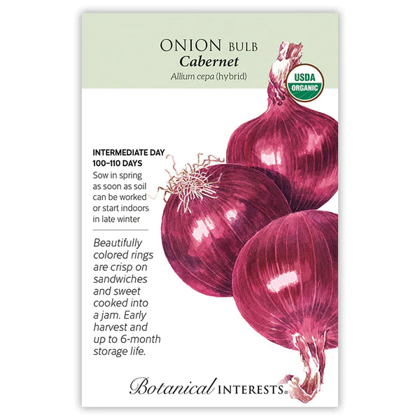 Load image into Gallery viewer, Cabernet Bulb Onion Seeds

