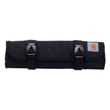 Carhartt Water and Stain Resistant Utility Roll Belt 18 Pockets Tool Organizer (Black)