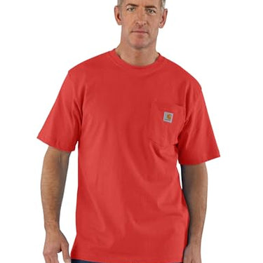 Carhartt Loose Fit Heavyweight Short-Sleeve Pocket T-Shirt (Roasted Tomato) Size XL