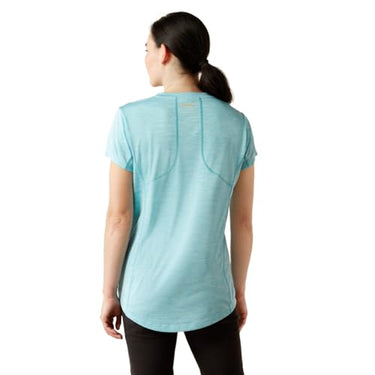 Ariat Women's Rebar Evolution T-Shirt (Maui Blue) Size XL