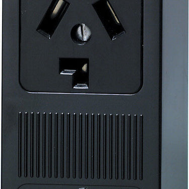 Leviton 30 amps 125/250 V Black Outlet 10-30R 1 pk