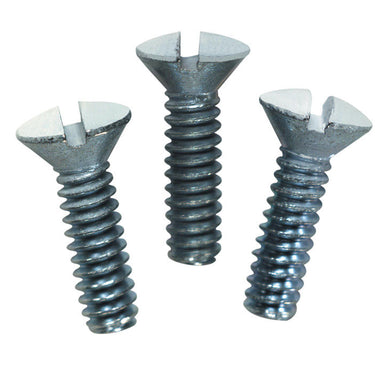 Leviton White Metal Wall Plate Screws 20 pk